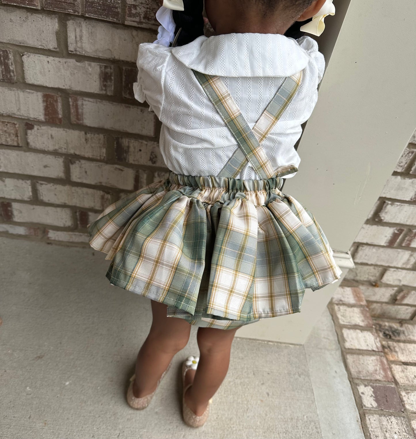 Preppy School Girl Suspender Skirt - Pre-Order