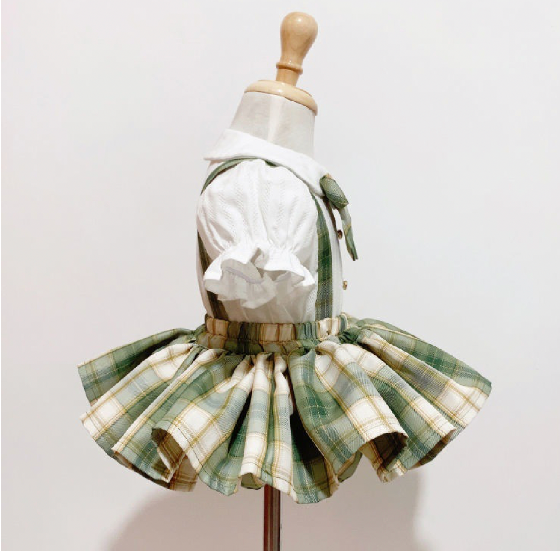 Preppy School Girl Suspender Skirt - Pre-Order